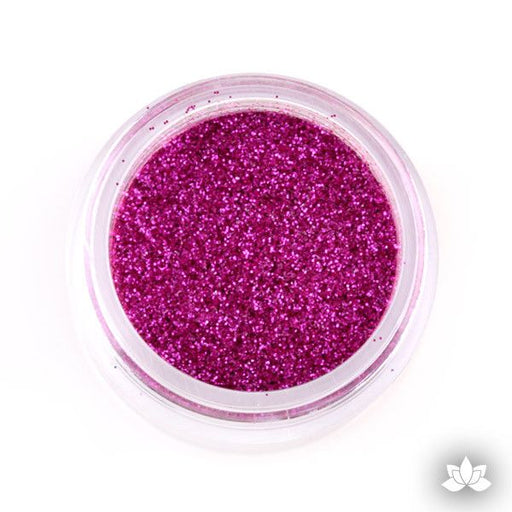 Glamorous Pink Disco Dust Pixie Dust. Disco Dust is a Non-toxic fine glitter for cake decorating that will add a touch of color to your fondant cakes & cupcakes