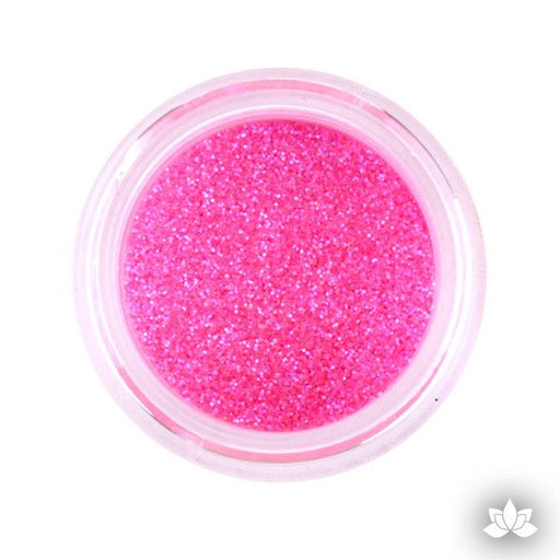 Hot Pink Disco Dust Pixie Dust. Disco Dust is a Non-toxic fine glitter for cake decorating that will add a touch of color to your fondant cakes & cupcakes.