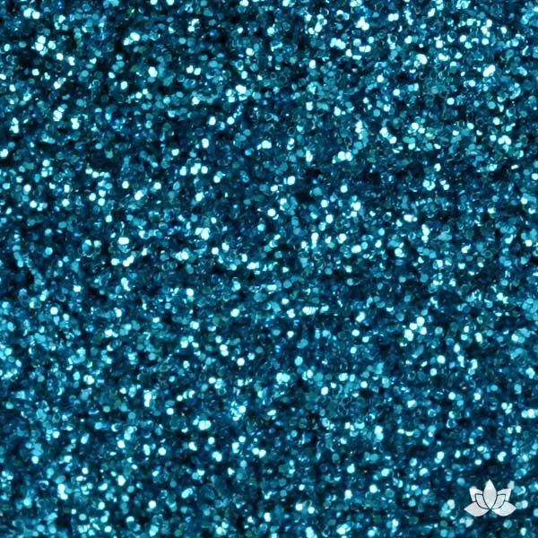 Ice Blue Disco Dust Pixie Dust. Disco Dust is a Non-toxic fine glitter for cake decorating that will add a touch of color to your fondant cakes & cupcakes.  Caljava Wholesale cake supply. FondX