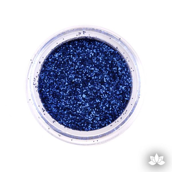 Navy Blue Dust Pixie Dust. Disco Dust is a Non-toxic fine glitter for cake decorating that will add a touch of color to your fondant cakes & cupcakes.
