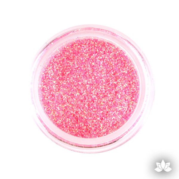 Peach Disco Dust Pixie Dust. Disco Dust is a Non-toxic fine glitter for cake decorating that will add a touch of color to your fondant cakes & cupcakes.