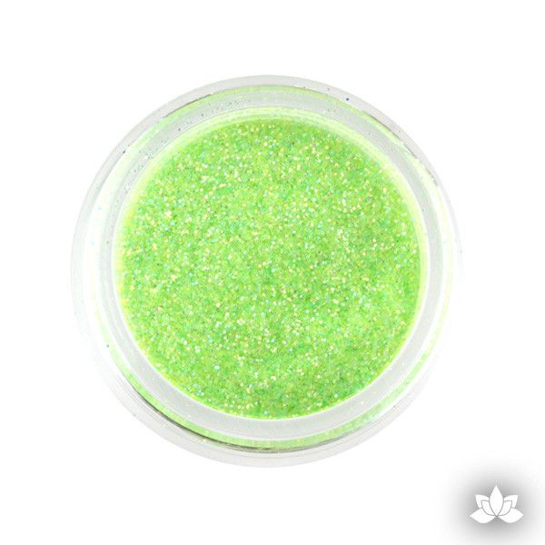 Sour Apple Disco Dust Pixie Dust. Disco Dust is a Non-toxic fine glitter for cake decorating that will add a touch of color to your fondant cakes & cupcakes.