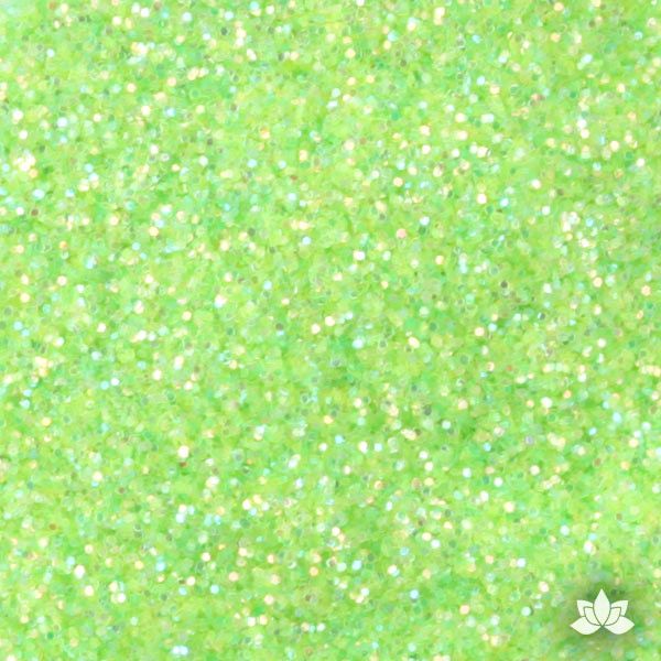 Sour Apple Disco Dust Pixie Dust. Disco Dust is a Non-toxic fine glitter for cake decorating that will add a touch of color to your fondant cakes & cupcakes.  Caljava Wholesale cake supply. FondX