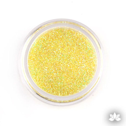 Yellow Rainbow Disco Dust Pixie Dust. Disco Dust is a Non-toxic fine glitter for cake decorating that will add a touch of color to your fondant cakes & cupcake