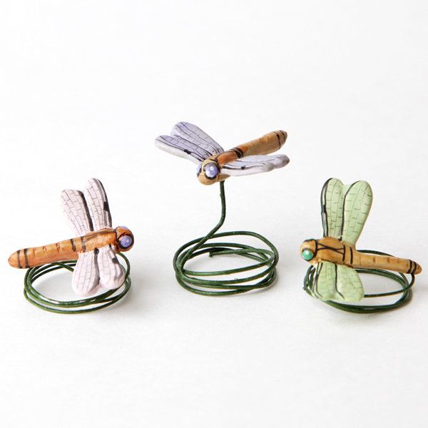 Ceramic Dragonflies - Mix Color