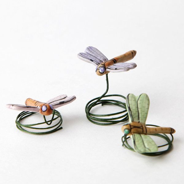 Ceramic Dragonflies - Mix Color