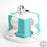 Medium Diamond Ring Cake Topper perfect for wedding and engagement cakes. 