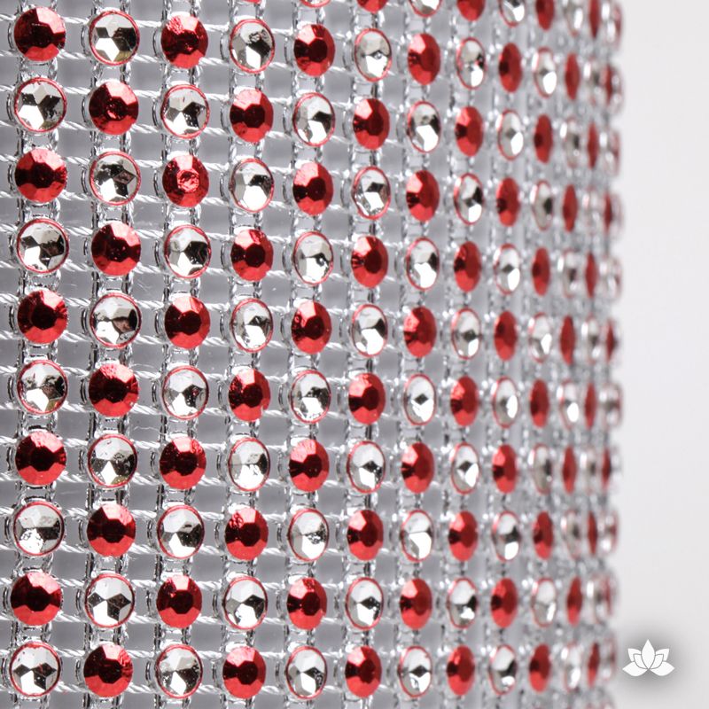 Red Polka Dot Glam Ribbon - Cake Wrap