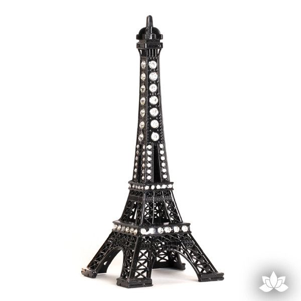 Eiffel Tower Cake Topper - Black
