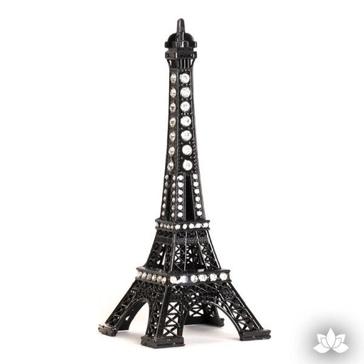 Black Eiffel Tower Cake Topper paris themed cake decoration.