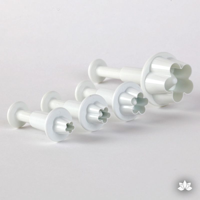 Rounded Flower Blossom Plunger Cutter Set