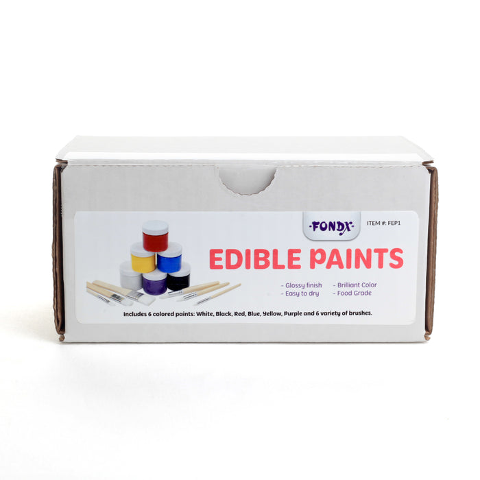 Edible Paint by FondX, perfect for painting on food and other edible desserts. Edible paint cake decorating tool.