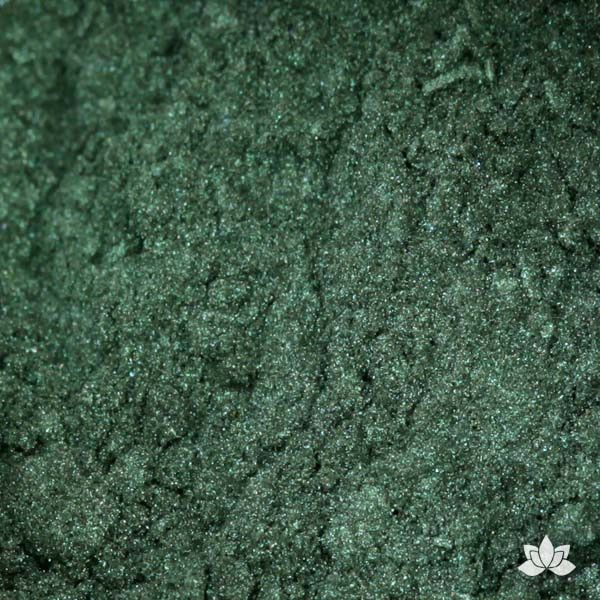 Fern Green Luster Dust colors for cake decorating fondant cakes, gumpaste sugarflowers, cake toppers, & other cake decorations. Wholesale cake supply. Bakery Supply. Lustre Dust Color.