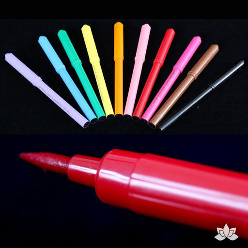 Mixed Color Edible Markers - americolor gourmet writer. Perfect for cake decorating. Cake supply. Caljava