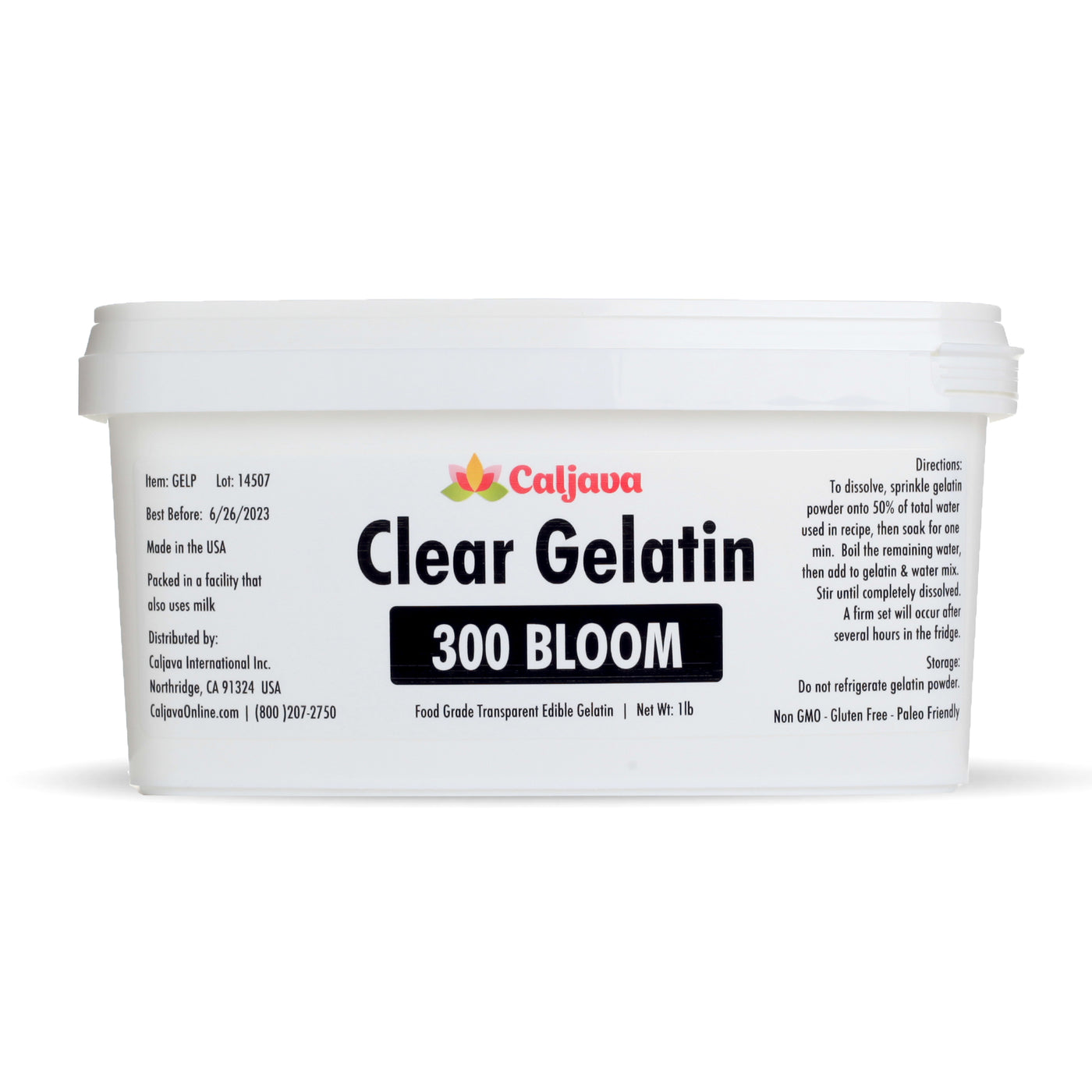 Clear Gelatin 300 Bloom —
