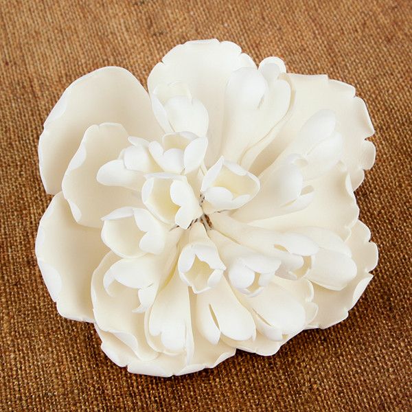 Large Heirloom Peonies are gumpaste sugarflower cake decorations perfect as cake toppers for cake decorating fondant cakes and wedding cakes. Caljava wholesale cake supply.