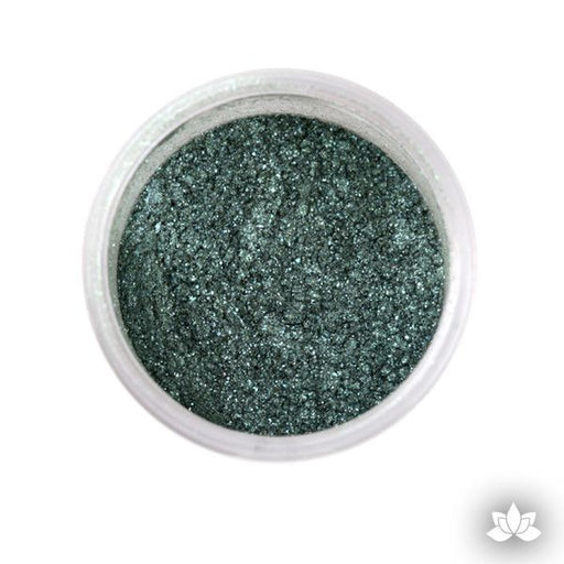 Green Luster Dust Colors food coloring perfect for cake decorating fondant cakes, cupcakes, cake pops, wedding cakes, and sugarflowers. Dusting color. Cake supply.