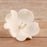 White Gumpaste Fruit Blossoms cake toppers and cupcake toppers perfect for cake decorating rolled fondant cakes. Fruit Blossoms - White