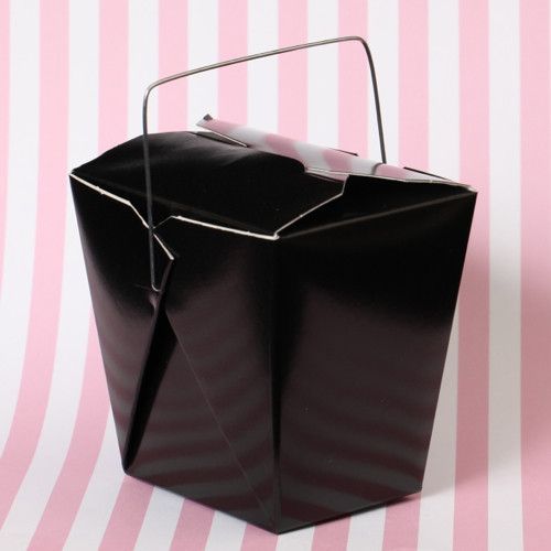 Take-Out / Cupcake Boxes - Black