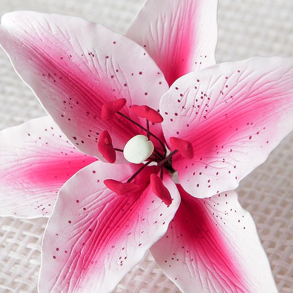 fondant tiger lily Stargazer Lilies