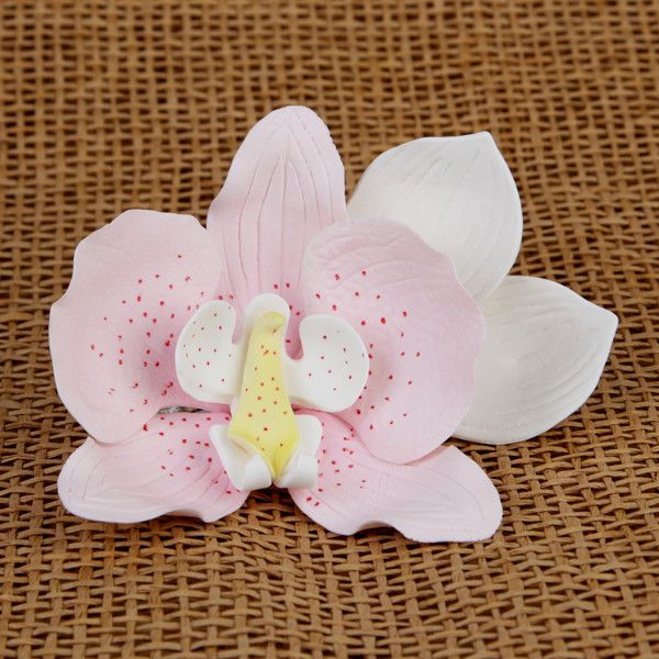 Orchid Leaf Sugar flower cake toppers great for cake decorating your own cake. Edible cake topper made from gum paste used for making your cake designs. 
