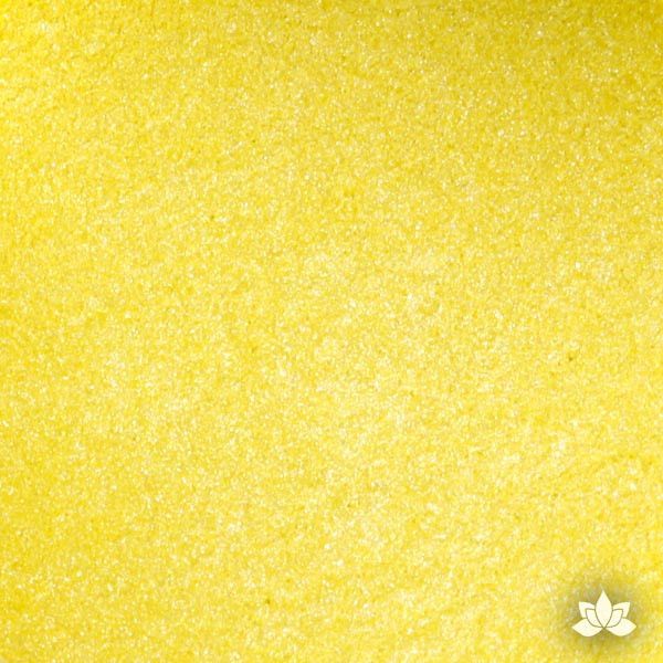 Lemon Sherbert Luster Dust color perfect for adding accents to your cakes and cupcakes.  Wholesale cake supply.  Bakery Supply.  Yellow Lustre Dust Color.