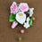 Medium Tea Rose & Calla Lily Sprays in Pink are gumpaste sugarflower cake decorations perfect as cake toppers for cake decorating fondant cakes and wedding cakes. Caljava wholesale cake supply. | CaljavaOnline.com