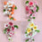 Large Mix Sprays are gumpaste sugarflower cake decorations perfect as cake toppers for cake decorating fondant cakes and wedding cakes. Caljava wholesale cake supply.4 Large Mix Sprays - Mix 1