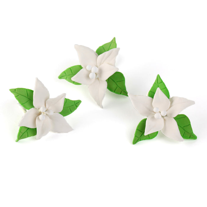 Mini Sugarflower Toppers great for decorating cupcakes, cakes and other edible creations.