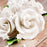 Garden Rose Sprays in White are gumpaste sugarflower cake decorations perfect as cake toppers for cake decorating fondant cakes and wedding cakes. Caljava wholesale cake supply.