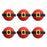 Royal Icing Toppers Mini Santa's Belt Icing Decorations perfect for decorating cakes, cupcakes, cookies, candy and chocolates.  