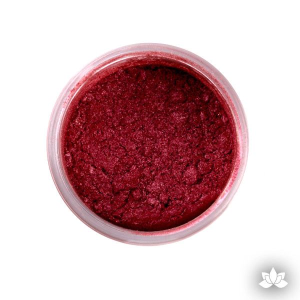 Misty Rose Luster Dust Colors food coloring perfect for cake decorating fondant cakes, cupcakes, cake pops, wedding cakes, and sugarflowers. Dusting color. Cake supply. Ruby