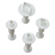 Miniature Diamond Plunger Cutter - Set of 4