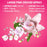 Pink Orchid Spray Sugarflower Cake Topper Gum Paste Cake Decoration great for decorating your own wedding cake. Caljava cake supply.