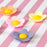Mixed Colors of medium gumpaste flower blossom cake decorations perfect for cakes and cupcakes. 