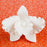 Large Cattleya Orchids in White are gumpaste sugarflower cake decorations perfect as cake toppers for cake decorating fondant cakes and wedding cakes. Caljava wholesale cake supply.