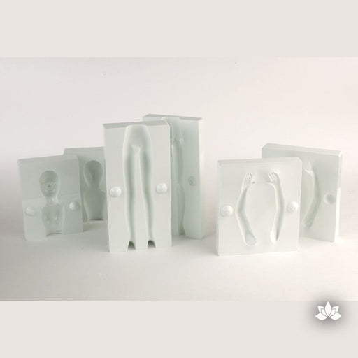 Woman Mold from PME gumpaste tool for cake decorating fondant wedding cakes and birthday cakes.