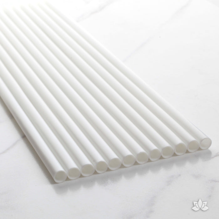 White plastic cake dowels - Confectionery House
