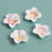 White Petite Pansies Gumpaste Sugarflower edible cake decoration perfect for adding on top of your cakes and cupcakes.