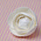 White Gumpaste Glam Rose sugarflower handmade cake decoration perfect as a cake topper for cake decorating fondant cakes.  Wholesale sugarflowers and bakery supply.