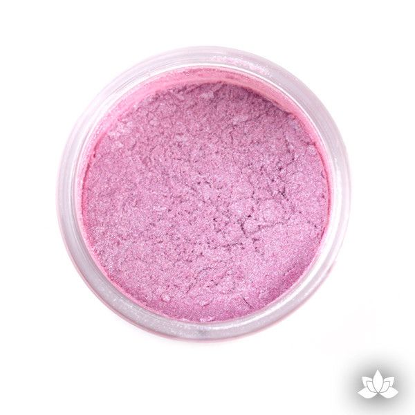 Orchid Pink Luster Dust Colors food coloring perfect for cake decorating fondant cakes, cupcakes, cake pops, wedding cakes, and sugarflowers. Dusting color. Cake supply.