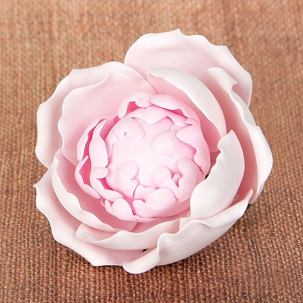 Readymade Blooming Peony Sugarflower Cake topper great for cake decorating your own wedding cake | CaljavaOnline