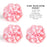 Pink Gum Paste Peony Cake Topper for decorating wedding cakes by Caljava