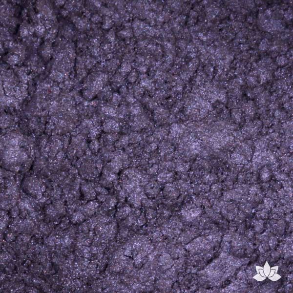 Purple Iris Luster Dust colors for cake decorating fondant cakes, gumpaste sugarflowers, cake toppers, & other cake decorations. Wholesale cake supply. Bakery Supply. Lustre Dust Color.