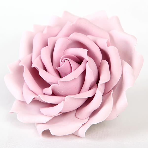 Rose Sugarflower cake topper made of gum paste, great for cake decorating your own cakes and wedding cakes. | CaljavaOnline.com