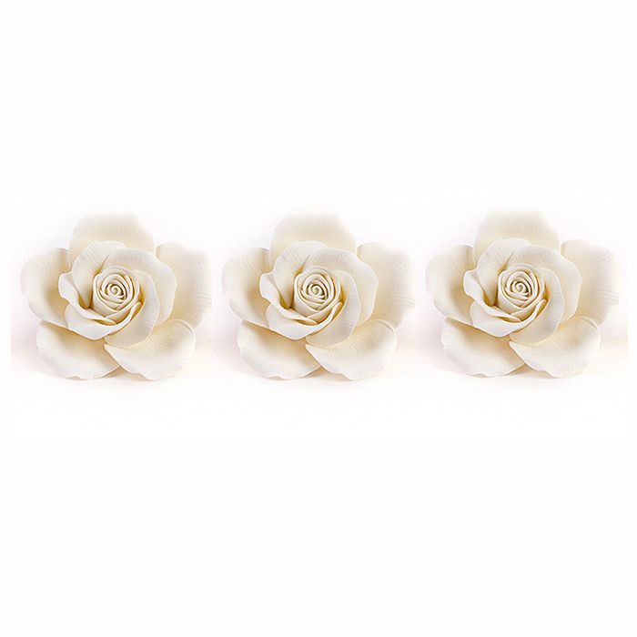 Queen Elizabeth Roses - White — CaljavaOnline