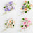 4 Large Mix Sprays are gumpaste sugarflower cake decorations perfect as cake toppers for cake decorating fondant cakes and wedding cakes. Caljava wholesale cake supply.