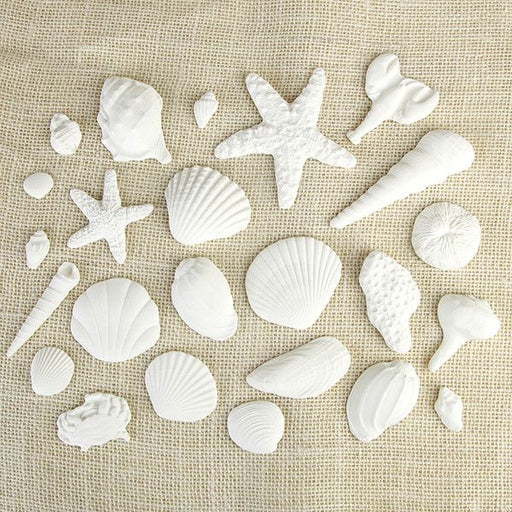 These fun edible fondant White Sea Shells are perfect additions for any “Under the Sea” themed cakes.