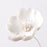 White Gumpaste Cherry Blossom Sugarflower cake decorations perfect for cake decorating fondant wedding cakes and birthday cakes.  One of our most popular flower designs.  Perfect for putting on a cupcake on in bunches.  Wholesale sugarflower and cake supply. Caljava