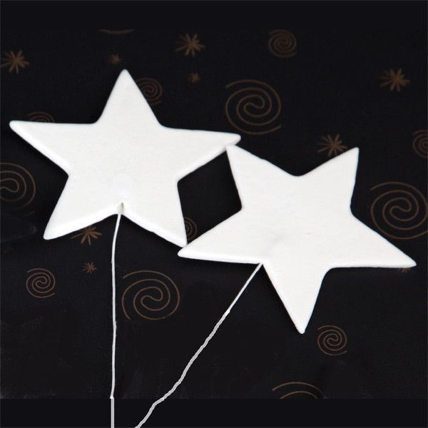 Fondant Star Appliques cake toppers are perfect for cake decorating fondant cakes & wedding cakes. Handmade ready to use.  Wholesale sugarflowers & cake supply.